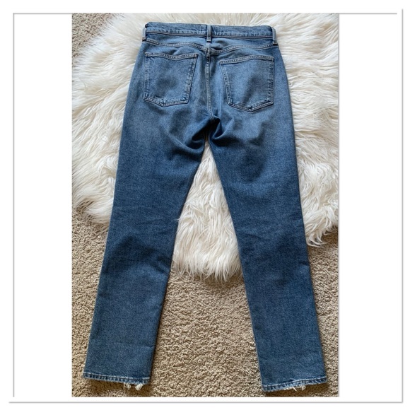 Agolde Lyle Low Rise Slim Low Stretch Jeans Blue 29 - Picture 11 of 11